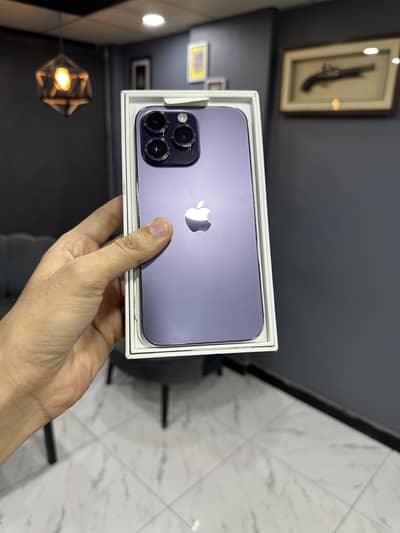 Iphone 14 pro max 1tb jv complete box exchange possible