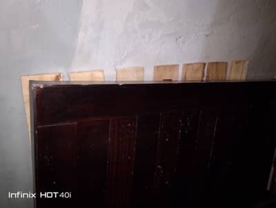 Single bed with mattress