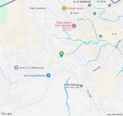 Cda Sector E-13/4(50*90)=1-Kanal Plot For Sale.