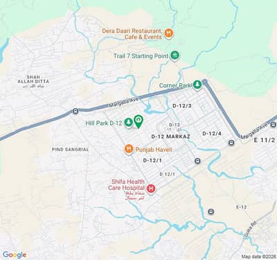 Cda Sector D-12/2 (50*90) 1-Kanal Plot For Sale