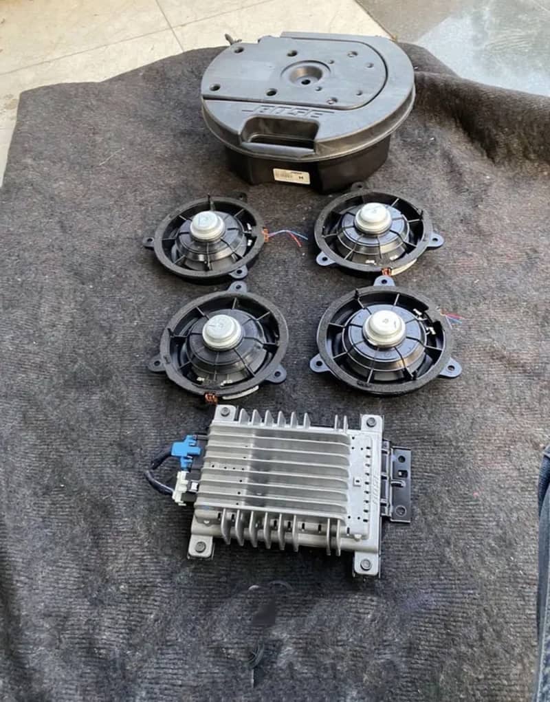 Boss speaker complete set 6