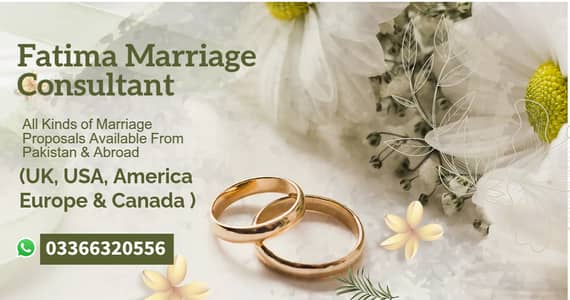 Marriage Bureau Services / abroad Proposals / Online Rishta Service