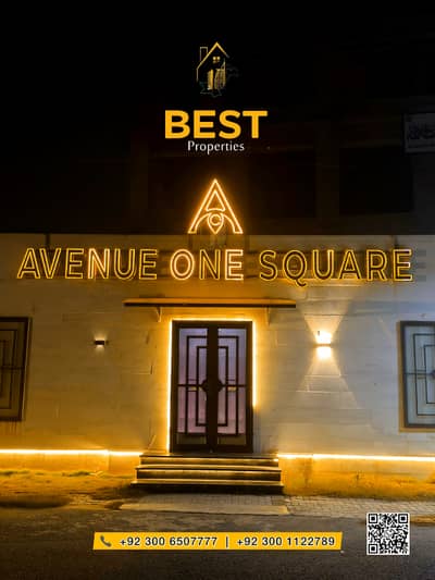 1 Bed Luxurious Apartment For Sale In Avenue One Square Main Pine Avenue, Lahore.