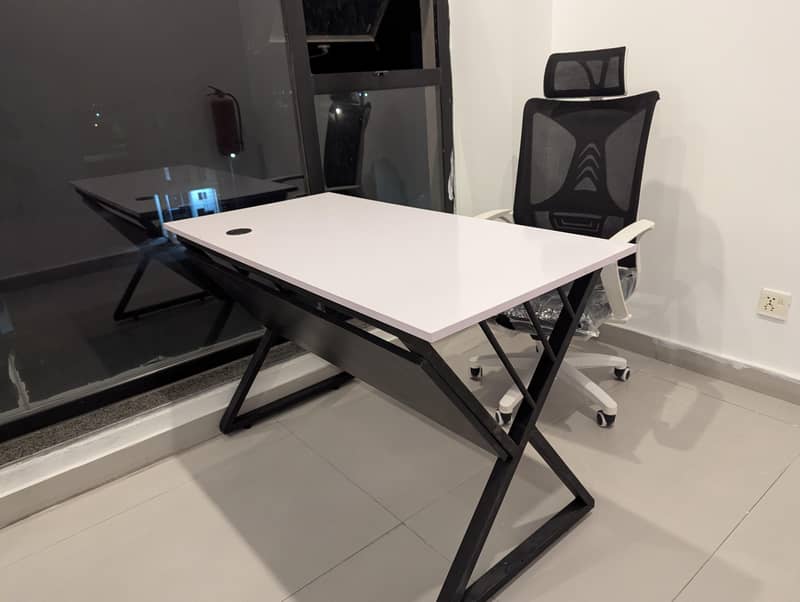 manager table, study table, office table, staff table, computer, chair 1