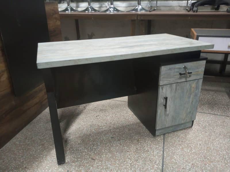 manager table, study table, office table, staff table, computer, chair 8