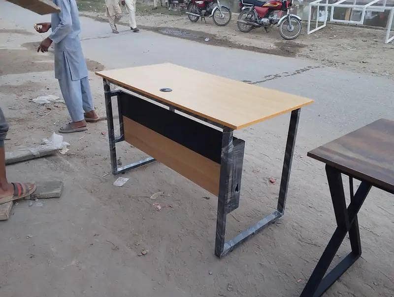manager table, study table, office table, staff table, computer, chair 12