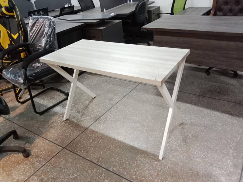 manager table, study table, office table, staff table, computer, chair 14