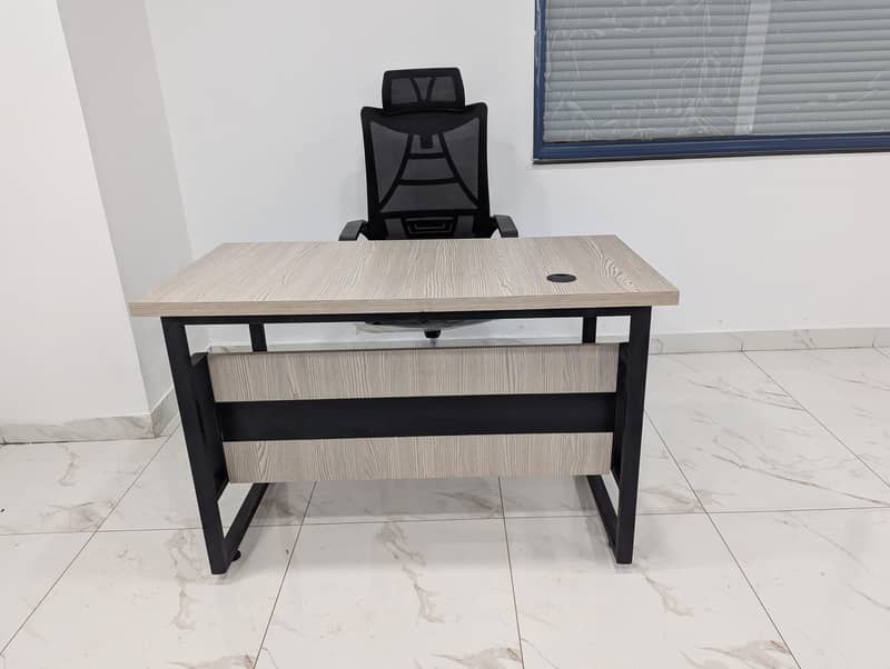 manager table, study table, office table, staff table, computer, chair 15