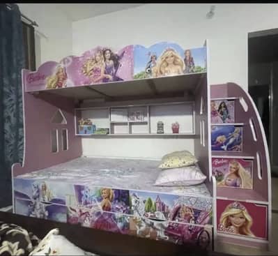 Kids Wooden Bunk Bed with Storage & Shelves | Bunker bed