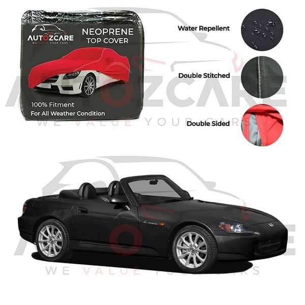 Honda S2000 Neoprene Car Top Cover - Model 2003-2009