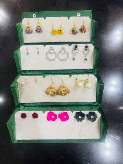 Stylish Women's Earrings Collection | Studs, Jhumka, Pearl & Hanging E