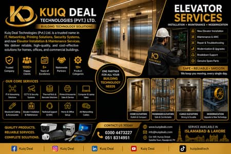  Elevator Installation & Maintenance Services | Islamabad & Lahore