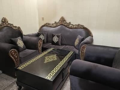 sofa set with table