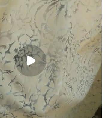 velvet fabric curtains 4 pieces in beige gold colour