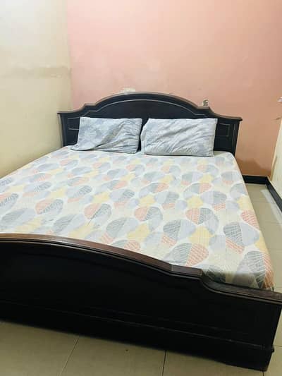 complete bedroom set for sell without mattress blinds included