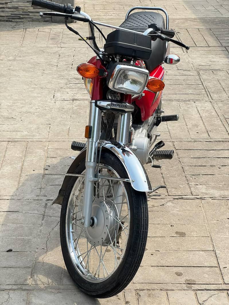 Honda CG 125 2025 model open letter double Saman 0