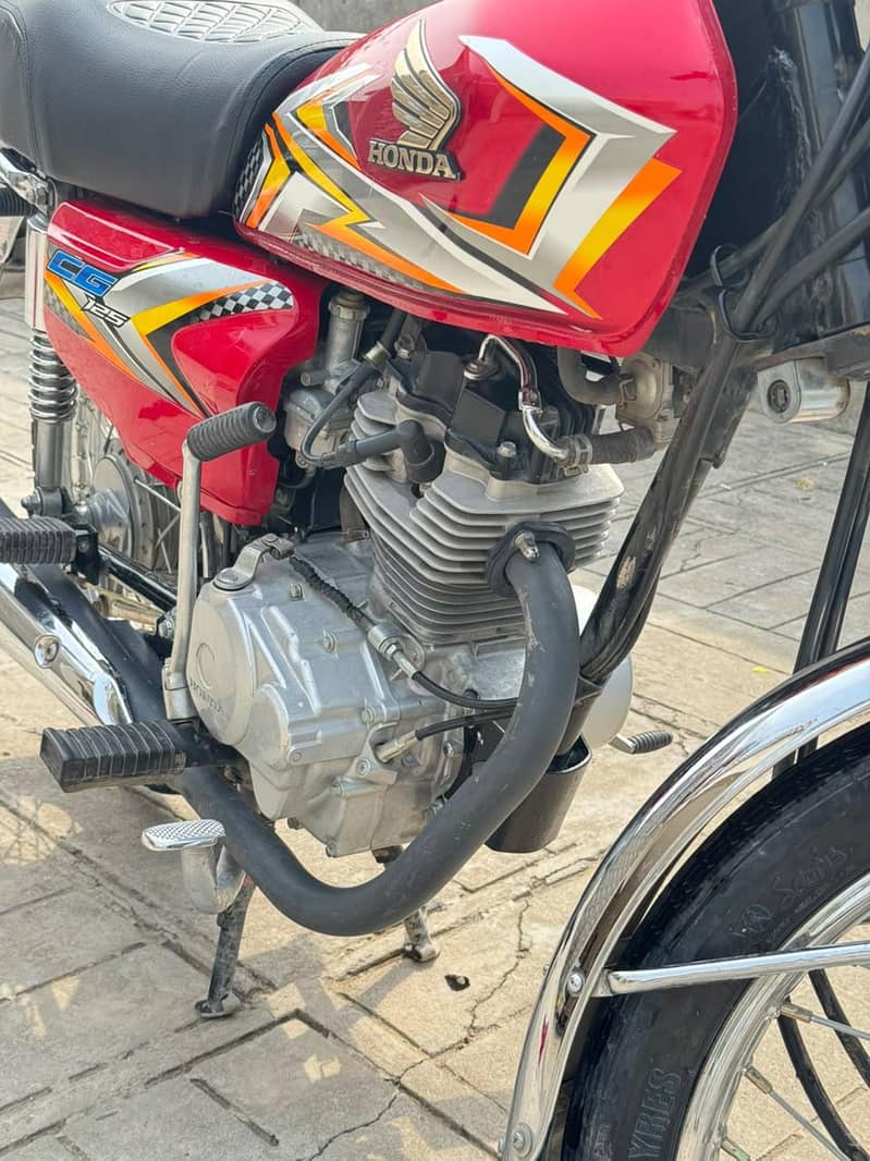 Honda CG 125 2025 model open letter double Saman 3