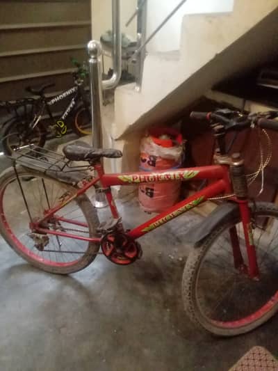 Six Gear bicycle, Phonex brand, 12 months old, Fancy gear changer