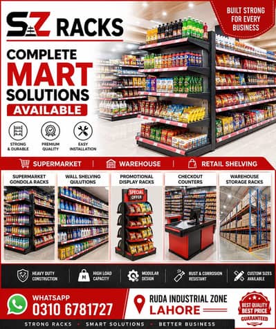 Cash and Carry Racks / Wall Racks / Double Side Mart Racks