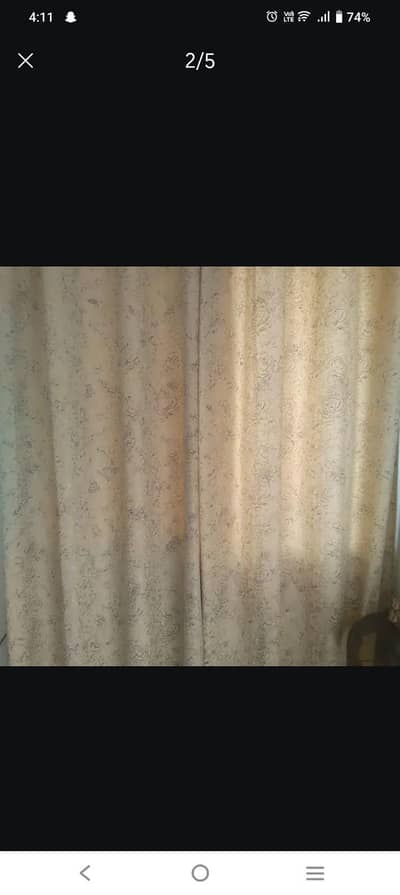 Velvet curtains