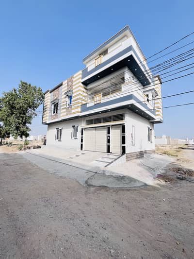120 Sq. Yard Corner G+1 Bungalow For Sale | Saadi Garden | 40x40 Road Facing