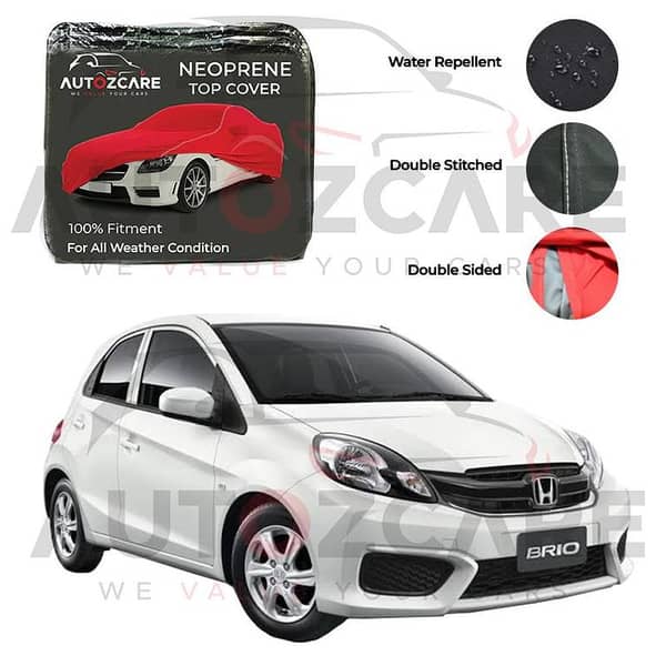 Honda Brio Neoprene Car Top Cover - Model 2011-2018