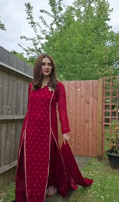 Beautiful Red 3 Piece Suit for sale