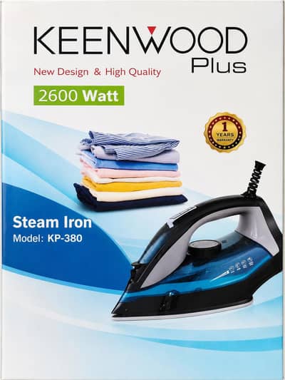 steam iron with  small water bottle