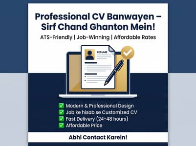 Professional CV / Resume Making Service – Affordable Rates