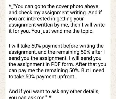 assignment writing