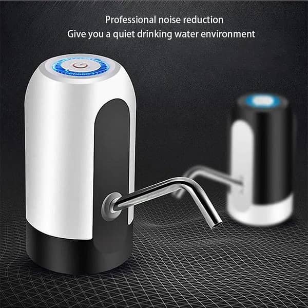 Electric Water Dispenser Pump – USB Rechargeable, One-Click Auto Switch for Bottled Water