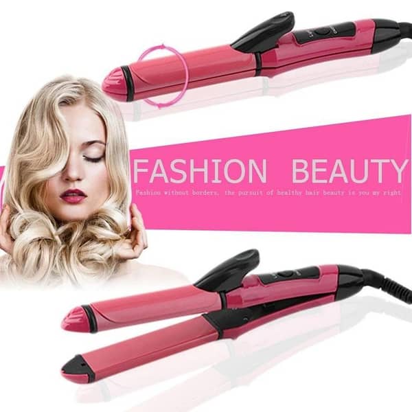 2 in 1 Hair Straightener & Curler