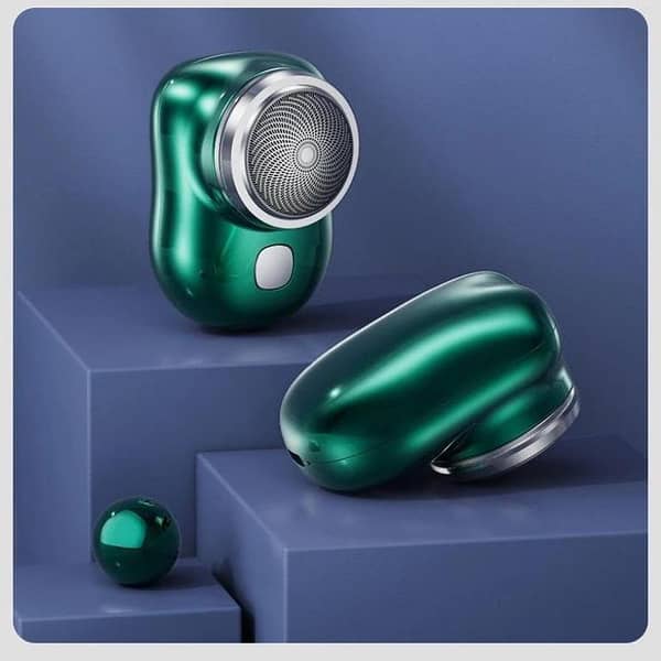 Mini Shaver 3-Blade Electric Shaver with Type-C Fast Charging, Portable Pocket Razor & Beard Trimmer