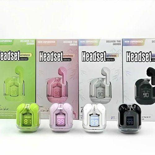 Air31 Earbuds Wireless Crystal Transparent Bluetooth Air 31