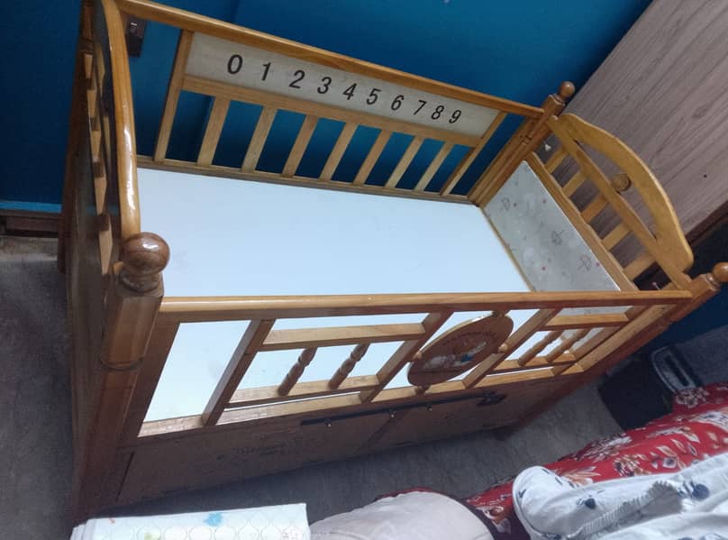 Baby cot | baby bed | wooden cot | kids bed | kids crib coat |2.5 BY 4 2