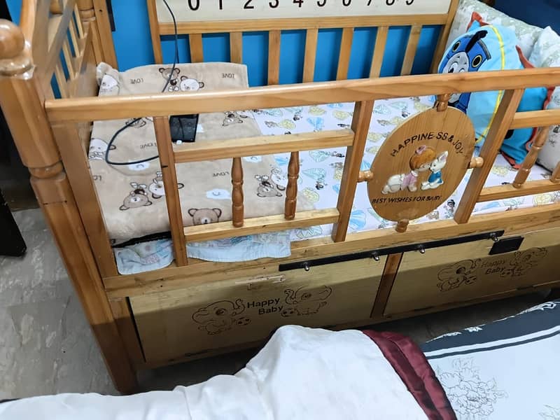 Baby cot | baby bed | wooden cot | kids bed | kids crib coat |2.5 BY 4 7