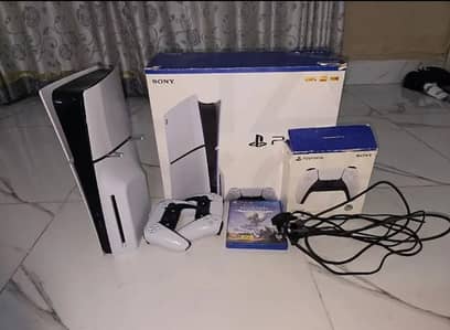 PS5 Slim Game Disk Edition 2 Controller 1Tb SSD 8CDS