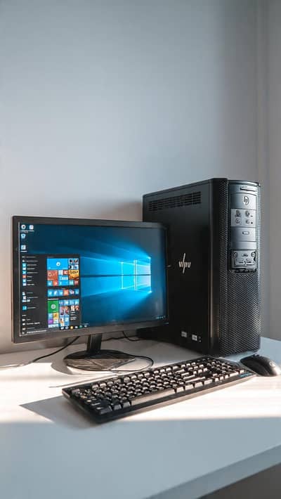Complete Desktop PC i3 8GB 128GB SSD 500GB HDD 19 Monitor Gujranwala