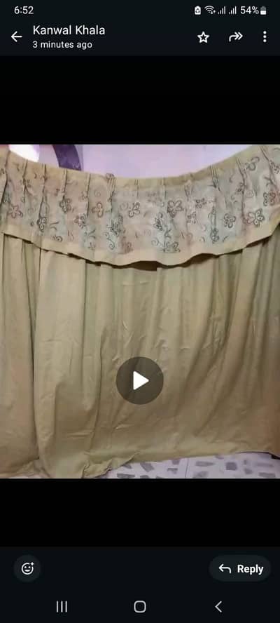 beautiful jackard border stitched curtains with lining fully dark out