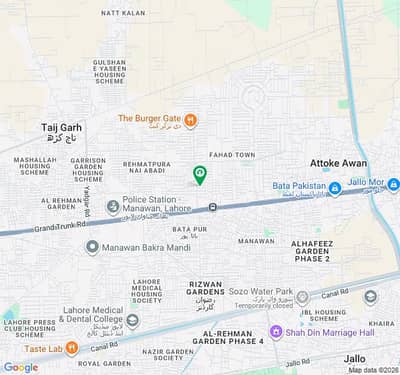 Corner Plot For Sale Al Ahmad Garden