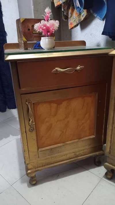 side tables,King size mattres, dressing