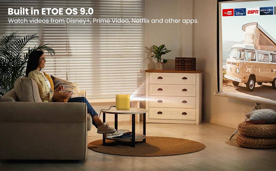 etoe D1 EVO Mini Projector 0