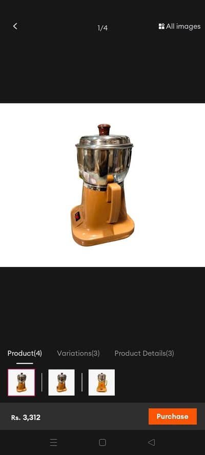 Grinder Heavy duty Masala Spices Grinder