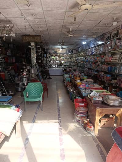 Running crockery shop for sale township market