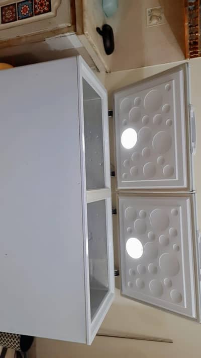 haier full size double door chest deep freezer