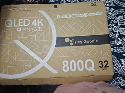 32" QLED 4K Smart TV | Google TV | Netflix & YouTube Built-in