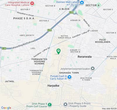 1 kanal Plot With in DHA Phase 9 Prism Block P Available For Sale.