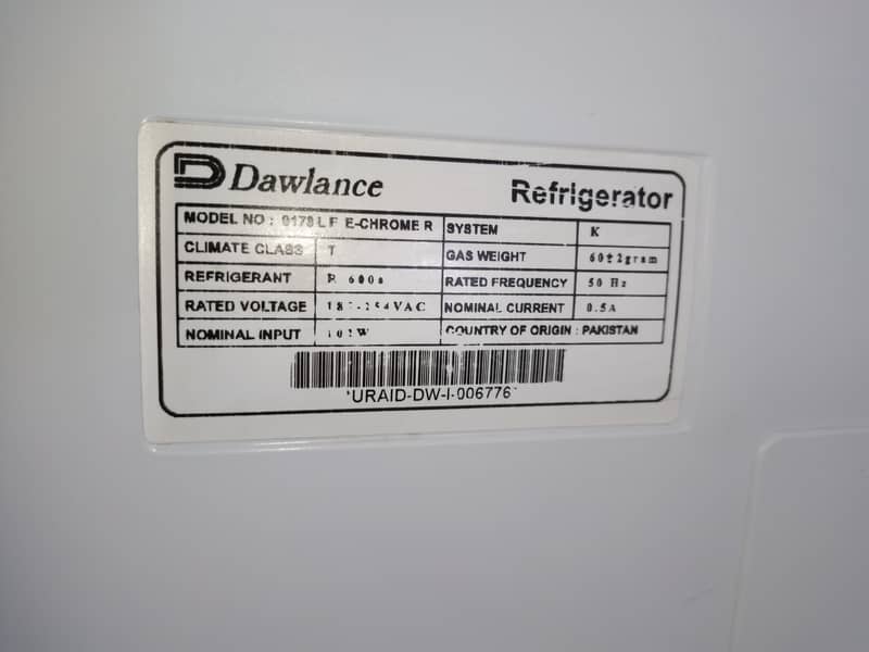 dawlance refrigerator 14