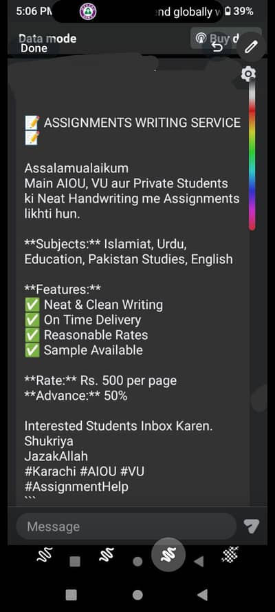 assignment writing services
