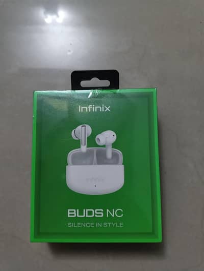 Original Box Pack Infinix earbuds XE 28 With Active noice cancellation